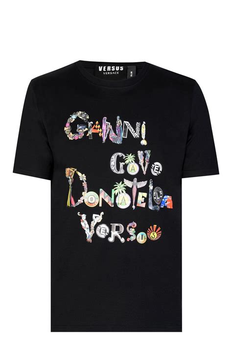 versace versus gianni t shirt|VERSACE Versus Gianni Print T.